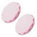 SGerste Adhesive Eyelash Extension Palette Holder Crystal Glass 4.5cm Pink 2 Pack
