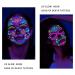 Beisto 8 Set Fluorescent Face Tattoo Stickers - Glow UV Neon Temporary Tattoos for Women - Halloween Christmas Festival Party Props - Buy Online on SooperMarket.com