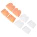 Toe Pouches 4 Pairs Toe Cover Silicone Toe Sleeves Silicone Remover Silicone Gel Forefoot Toe Separator Silicone Toe Protectors Tiptoe Mats Anti-wear Pads Tiptoe Pads