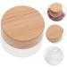 Mikinona Pen Wash Cup Nail Remover Bottle Crystal Nail Art Dappen Bowl Nail Art Dappen Cup Makeup Container Glass Containers Glass Craft Nail Art Cleaning Cup Tool Wood Frosted - Buy Online on SooperMarket.com