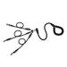 Techson 3 in 1 Dog Leashes with Padded Handle Durable Detachable Long Nylon Rope Lead for Double Triple Multiple Pet Puppy