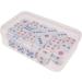 Goodma 12 Pieces Mini Rectangular Plastic Boxes - Pink Storage Organizer Containers with Hinged Lids (3.3 x 2.2 x 1 inch) - Buy Online on SooperMarket.com