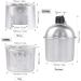 Portable Military Canteen Cup Stove Pouch Set for Camping & Hiking - 4Pcs/Set - Buy Online on SooperMarket.com
