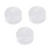 Bodhi2000 3Pcs Nail Stamper Head Set Replacement High Elasticity silicone nail stamper Head Nail Transfer Pattern Plate Nail Stamp Non-Deformed