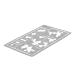 EXCEART Camouflage Spray Board Models Stencils for Crafts Painting Templates Washable Template Paper As Shown 8.50X5.50X0.20CM