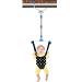 OUTINGPET Door Jumper Swing Bumper Jumper Exerciser Set with Door Clamp Adjustable Strap for Toddler Infant 6-24 Months Black