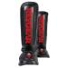 Revgear Defender Gel Heavy Hitter Shin Guards | Gel Padding | Extra Comfortable | Pre-Curved | Extra Cushion | Great Fit Large