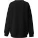Kinrui Oversized Wine Glass Graphic Shirt Women - Black XX-Large - Buy Online on SooperMarket.com
