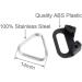 Foto&Tech 4-Piece Stainless Steel Lug Ring Camera Strap Adapter Set for Fujifilm, Leica, Nikon, Canon, Sony, Olympus, Pentax, Panasonic - ABS Cap Included - Buy Online on SooperMarket.com