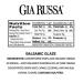 Gia Russa Balsamic Glaze 8.5 oz (3 Pack) - Premium Quality Balsamic Reduction - Buy Online on SooperMarket.com