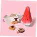 HOMSFOU 25 Pcs Candy Box Kawaii Desk Kids Gift Bags Kids Goodie Bags Floor Stickers for Office Gourds Dried for Crafts Containers for Kids Candy for Kids Sweets Watermelon Paper 14X8.3cm Assorted Color 1 - Buy Online on SooperMarket.com