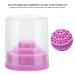 Good Insulation Nail Drill Container - Purple Nail Drill Case for Beauty Salons & Home Manicure - Buy Online on SooperMarket.com