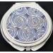 Sea Gems presented by Celtic Glass Designs Compact Mirror in a Mackintosh Roses Design. (Red) - Buy Online on SooperMarket.com
