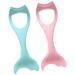FOYTOKI 2pcs Mascara Brush Eyeliner Stencil Reusable Eyeliner Aid Eyebrow Lash Mascara Guide Eyelash Set