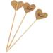 harayaa 50Pcs Rustic Kraft Paper Cupcake Topper Heart Cupcake Picks Sweet Love Theme Birthday Cake Decoration for Party Love - Buy Online on SooperMarket.com
