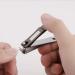Durable Sharp Nail Clippers Set with Built-in Nail File | Matte Gray | Includes Tin Case - Buy Online on SooperMarket.com