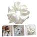 Wooneky 5pcs Bridesmaid Hair Accessories - Satin Elastic Hair Bands and Scrunchies Set in White - Wedding and Girls Hair Wrap - Buy Online on SooperMarket.com