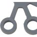 Finger Exerciser Soft Lightweight Silicone Grip Strengthener Washable Flexible for Weak Hands (Dark Grey) - Buy Online on SooperMarket.com