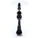 Black Rhino Blowguns Khaos 2 Professional Hunting Blowgun .625 Blowgun 4 Foot Long 1 Piece with A 40 Piece Dart Kit Included Anodize Black
