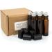 ZEJIA 10ml Amber Glass Essential Oil Roller Bottles 6Pack with Stainless Steel Roller Ball and Droppers - 10-6pcs Brown - Buy Online on SooperMarket.com