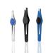 3 Pieces Professional Non-Slip Grip Tweezers for Women Facial Hair Slant Pointed Precision Tweezers for Eyebrows & Ingrown Hair Removal (3Pcs Color mixing)