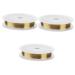 Healeved 3pcs Copper Wire Bead Stringing Wire Metal Material Metal Beading Wire Hand Decor Diy Jewelry Beading Wire for Jewelry Metal Bracelet Wire Flexible Beading Wire General Crafts Nail Goldenx3pcs mediumx3pcs
