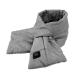 Trisar Heating Scarf Easy to Clean Adjustable Comfortable Electric Heating Scarf for the Office Gray