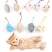 Adiwo cat toys mouse 9 pieces of catni mint toys plush mouse with catnip plush plush cat toys interactive cat toys for cats and kitten toys mice