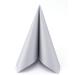 50 APARTina napkins fabric-like Airlaid - UNI color: silver size: 33x33 cm silver 33x33 cm