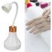 LED UV Nail Lamp 18W Rose Shaped Portable Gooseneck Nail Dryer Flash Cure Light 360 Degree Adjustable USB Rechargeable Nail Extension Gel Curing Lamp for Home DIY & Nail Salon - Buy Online on SooperMarket.com