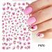 Spring Flowers Nail Art Stickers - Self-Adhesive Fingernail Decals for Women & Girls - Buy Online on SooperMarket.com