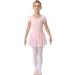 DanSwan Ballet Pink Long Sleeve Leotard Tutu Dress for Toddler Girls 4-5T - Buy Online on SooperMarket.com