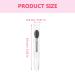 6pcs Silicone Lip Mask Brush Set - Perfect Lipstick & Balm Applicator Tool for Flawless Makeup - Black - Buy Online on SooperMarket.com