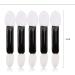 Eye Shadow Applicators Disposable Double Ended Sponge 50pcs Dual Sided Eyeshadow Brush Sponge Tipped Oval Makeup Applicator Eye Shadow Sticks Black Handle - Buy Online on SooperMarket.com