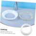 STOBOK 2pcs Crown Silicone Mold Simple DIY Mold Silicone Molds Manual Mold 3D Silicone Mold Silicone Jewelry Mold Cup Mats Moulds De para Gelatinas Resin Epoxy Hair Ring Silica Gel White Whitex2pcs 2X22X2CMx2pcs - Buy Online on SooperMarket.com