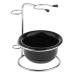 Seasaww Stainless Steel Shaving Brush Stand & Acrylic Shaving Bowl Mug Set - Premium Grooming Essentials for Men | International Shipping Available - Buy Online on SooperMarket.com