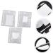 VILLCASE 3 Sets Ring Palette - Nail Art Display & Mixing Kit | Mini Stainless Steel Nail Accessories 7.6x5.1cm - Buy Online on SooperMarket.com