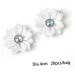 ABOOFAN 2pcs 1 20pcs Craft Chiffon Flowers Satin Ribbon Cloth Flower Accessories Clothes Flower Manual Whitex2pcs Size 1x2pcs - Buy Online on SooperMarket.com