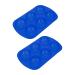 Cabilock Silicone Mold 6 Pcs Six Egg Mold Silicone Molds Capacillos para Cupcake Easter Egg Shaped Molds Chocolate Mold 22.2X12.7CMx3pcs Bluex3pcs