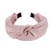axy Headband with Knot and Satin Covered Vintage Beautiful Headband Hair Accessories Women's Headband HR35A (Dusky Pink)