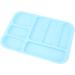 HUSHUI Oral Instrument Tray - Divided Plastic Holder for Dental Tools | Healifty Blue Compartment Tray for Efficient Organization - Buy Online on SooperMarket.com