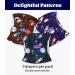 MICOOYO Reusable Dog Diapers for Male Dogs | 3 Pack Washable Belly Bands | Super Absorbent & Durable XS Size for Newborn Dogs | Space Theme - Buy Online on SooperMarket.com