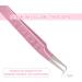 Dassen Pink Lash Tweezers for Mega Volume Eyelash Extensions - Professional Thin Tip Tools for Precise Application - Buy Online on SooperMarket.com