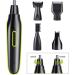 4-in-1 USB Rechargeable Nose Hair Trimmer for Men - Waterproof Ear & Eyebrow Clipper - Perfect for Travel & Family Use - Buy Online on SooperMarket.com
