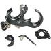 SHARROW Automatic Bow Release Aid | 3/4 Fingers | Aluminium Alloy Thumb Trigger | Archery Accessory for Compound Bow - Black - Buy Online on SooperMarket.com
