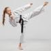 Lightweight Karate Uniform for Kids & Adults - Martial Arts Gi with Belt 00 (3'8 - 4'0 / 50 lbs) - White - Buy Online on SooperMarket.com