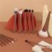 DFHBFG 12-Piece Cream Makeup Brush Set - Eyeshadow Concealer Blush Foundation Brushes for Flawless Makeup Application - International Shipping Available - Buy Online on SooperMarket.com
