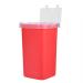 Tattoo Disposal & Sharps Container  Needle & Syringe Disposal Container  Light & Clear(red)
