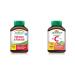 Jamieson Salmon and Fish Oil 1 000 mg & Chewable Vitamin C 500 mg - White Juicy Peach Flavour 120 Count (Pack of 1) SUPPLEMENT + VITAMIN 9221