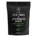 Foot bath salt with sea salt and essential tea tree oil & mint oil - 1kg/1000g - pedicure swimming salt - bathing additive with natural sea salt - foot care for feet and nails mint 1 kg (1 Pack)